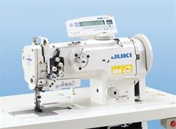 Juki LU-1560N 2-needle, Unison-feed, Lockstitch machine with Vertical-axis Large Hooks