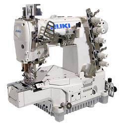 Juki MF-2923 3 Needle High-speed, Cylinder-bed, Top and Bottom Coverstitch Machine with Assembled Table, Stand and Motor